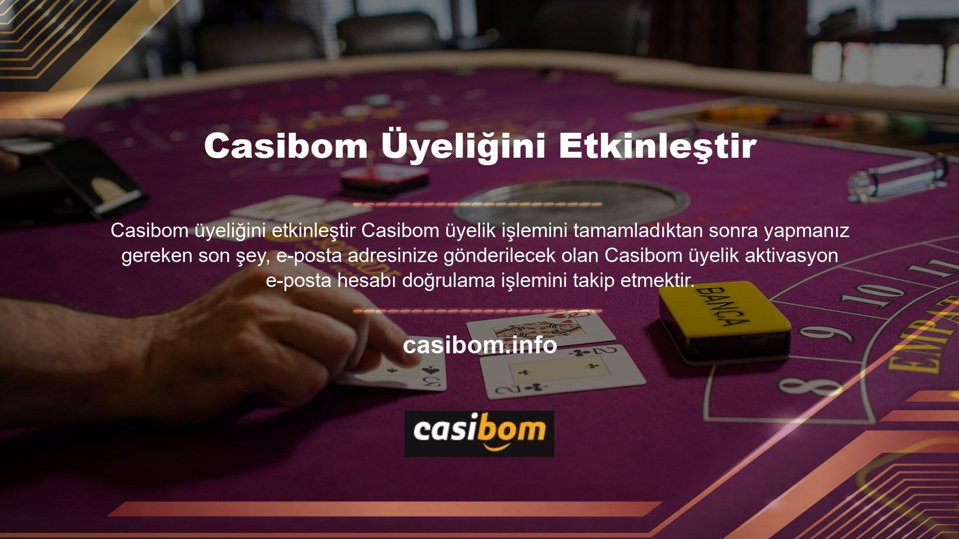 Bu programı sunarak, Casibom web sitesindeki üye kimlik bilgilerinizi kullanarak hesabınıza erişebilirsiniz